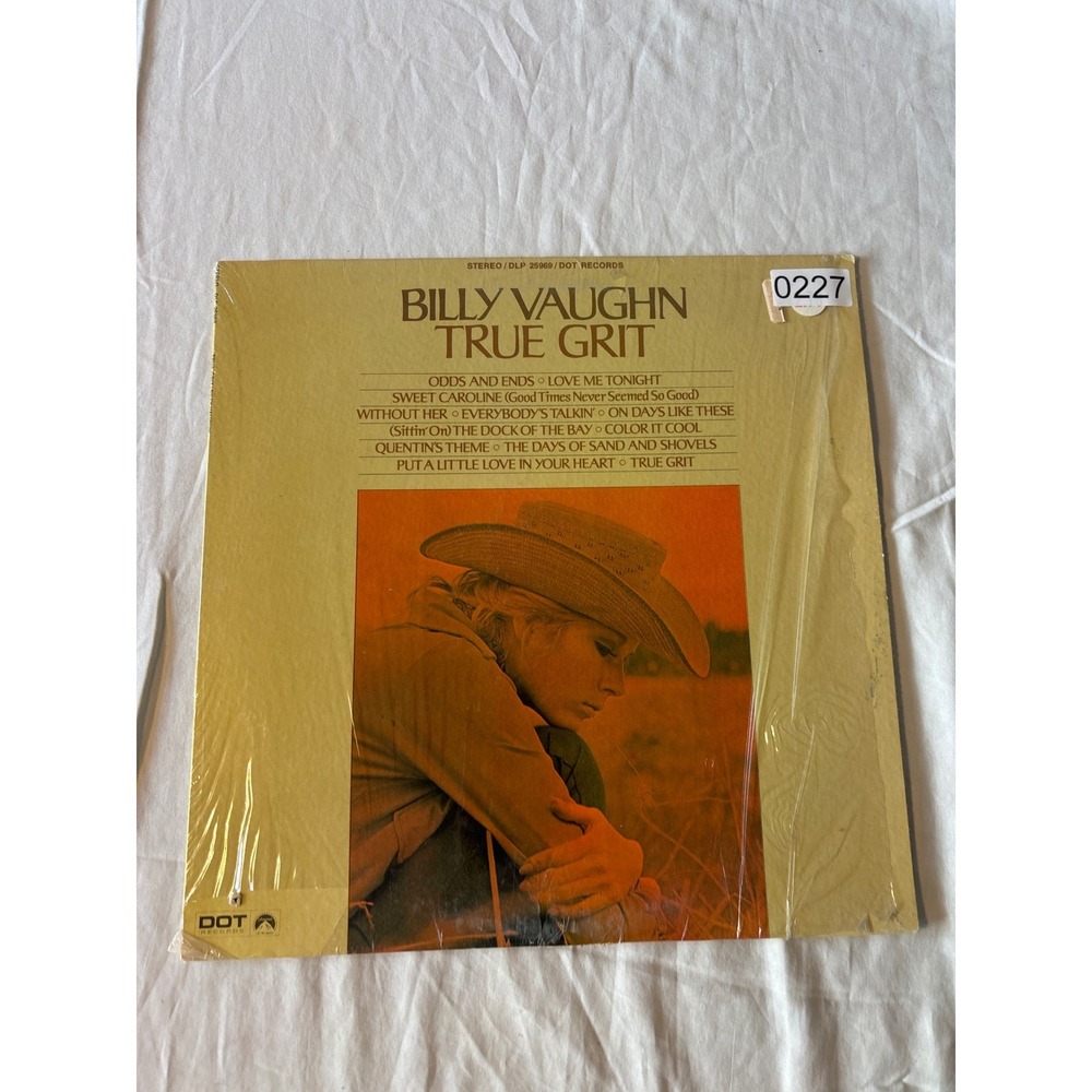 Billy‎ Vaughn True Grit Vinyl  LP 12" 33RPM Dot Records ST-92082 Good Condition